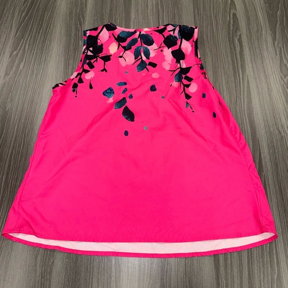 Shein Pink Sleeveless Floral Women's Top Size Medium - Picture 4 of 7
